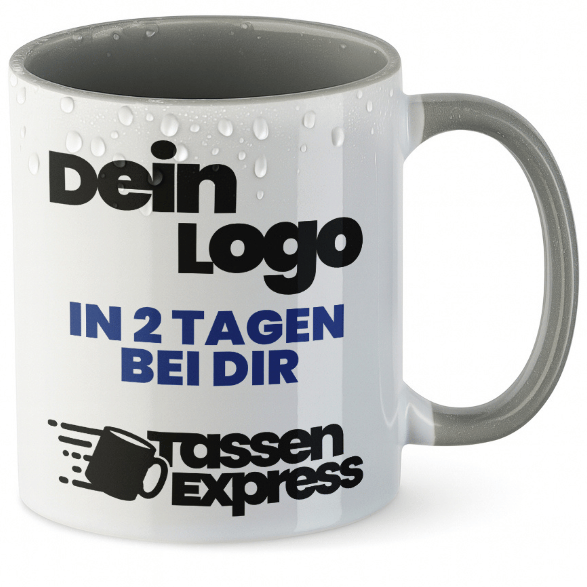 #Farbe_Grau
Weiße Keramik-Tasse mit logo bedruckt. Jetzt Tasse mit Firmenlogo bedrucken lassen