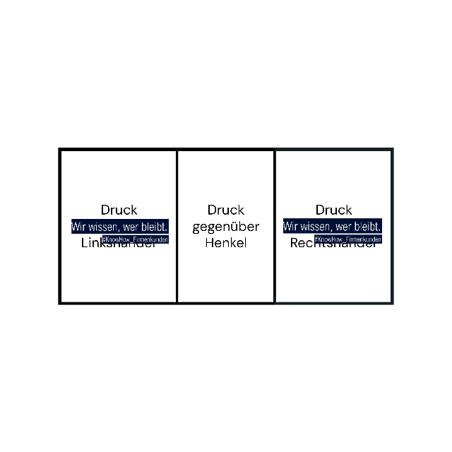 TassenExpress - Becher Keramik Tasse mit Logo bedruckt 325ml Firmenlogo