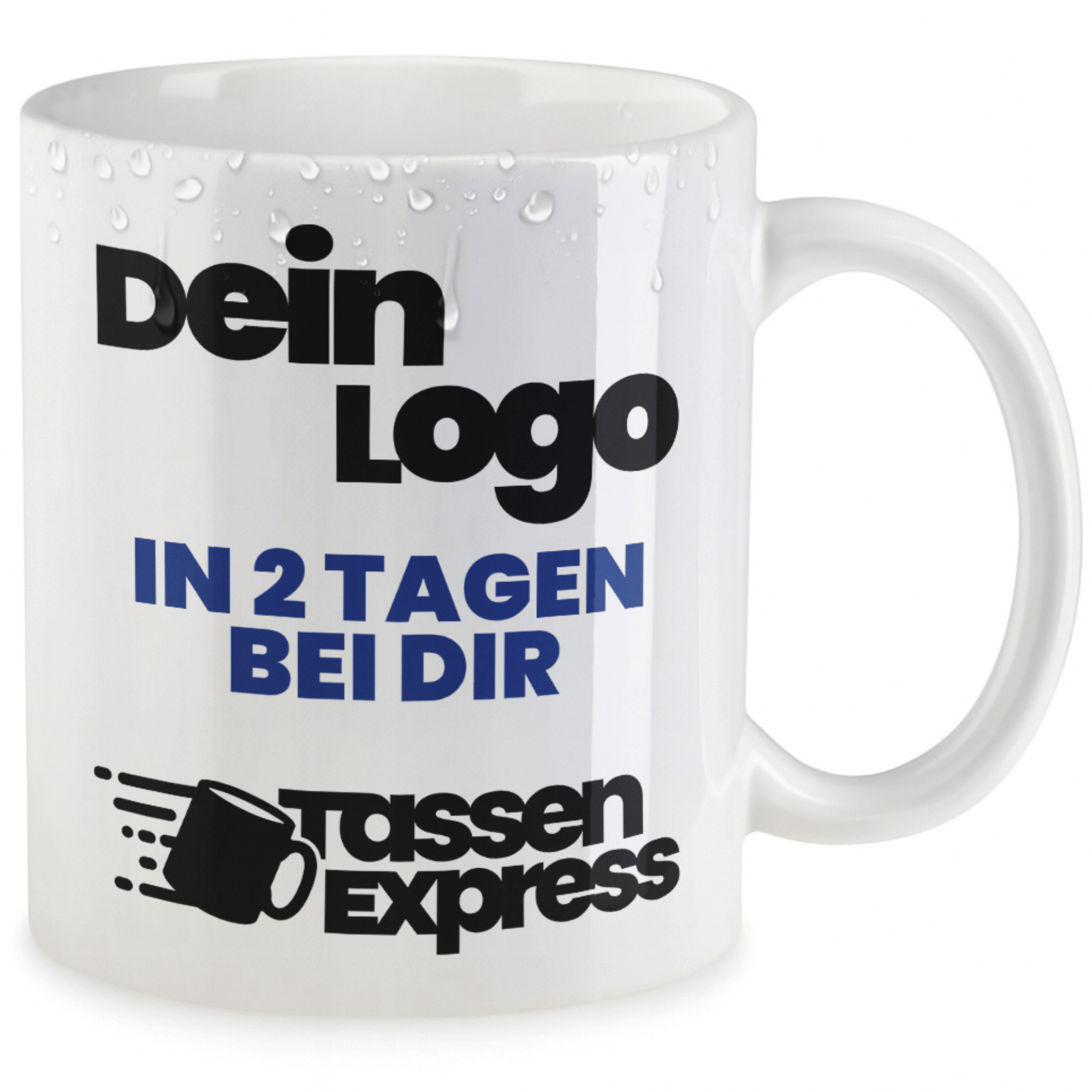 #Farbe_Weiß
Weiße Keramik-Tasse mit logo bedruckt. Jetzt Tasse mit Firmenlogo bedrucken lassen