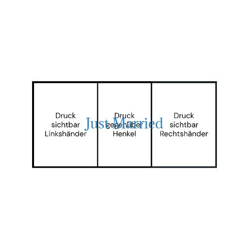 Glitzer-Tasse Becher Keramik Tasse mit Logo bedruckt 325ml Firmenlogo