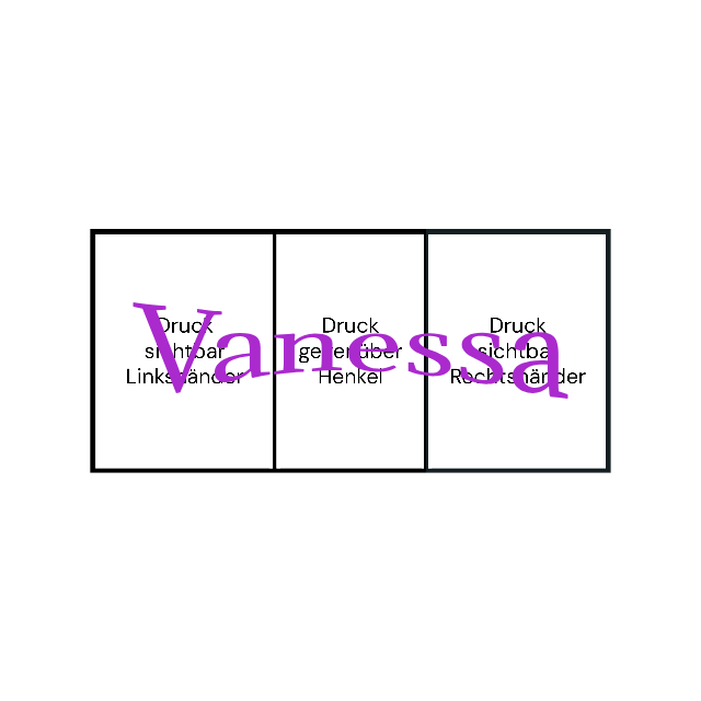 Glas-Tasse Becher Klar und Satiniert Tasse mit Logo bedruckt 325ml Firmenlogo