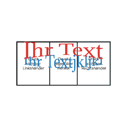 TassenExpress - Becher Keramik Tasse mit Logo bedruckt 325ml Firmenlogo