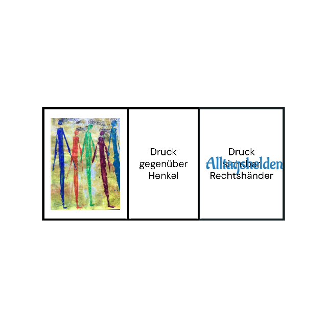 Neon-Tasse Becher Keramik Tasse mit Logo bedruckt 325ml Firmenlogo