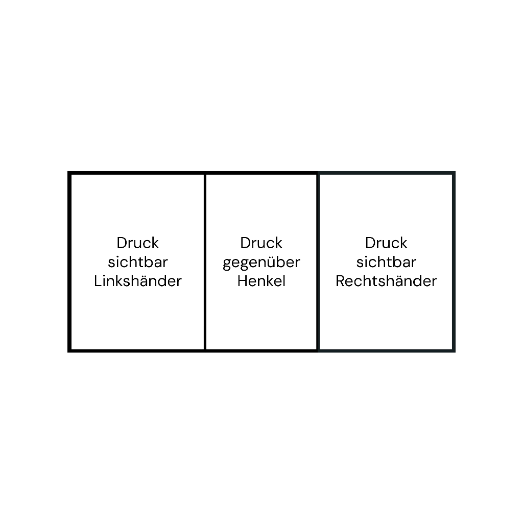 Glitzer-Tasse Becher Keramik Tasse mit Logo bedruckt 325ml Firmenlogo