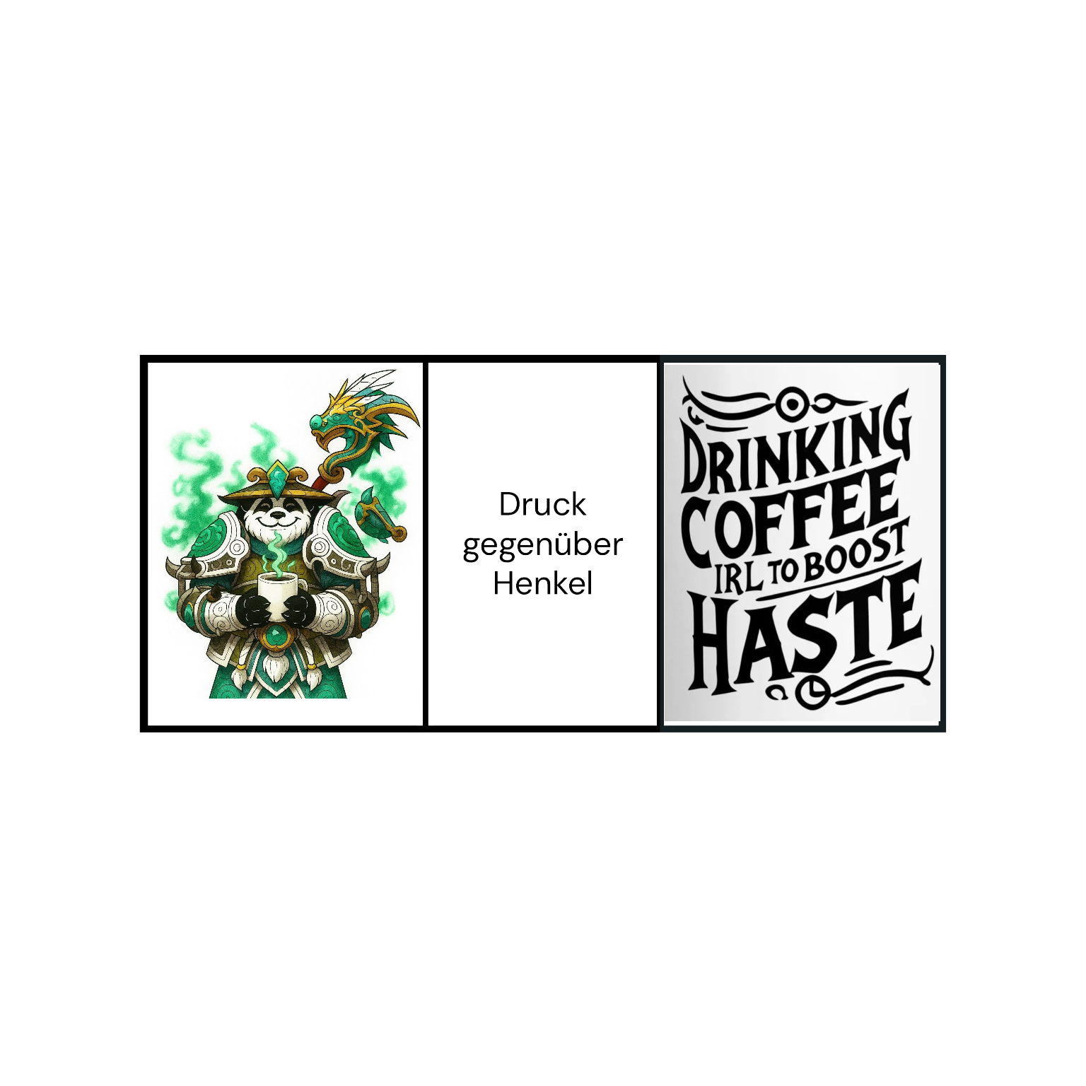 Marmor-Tasse Becher Keramik Tasse mit Logo bedruckt 325ml Firmenlogo