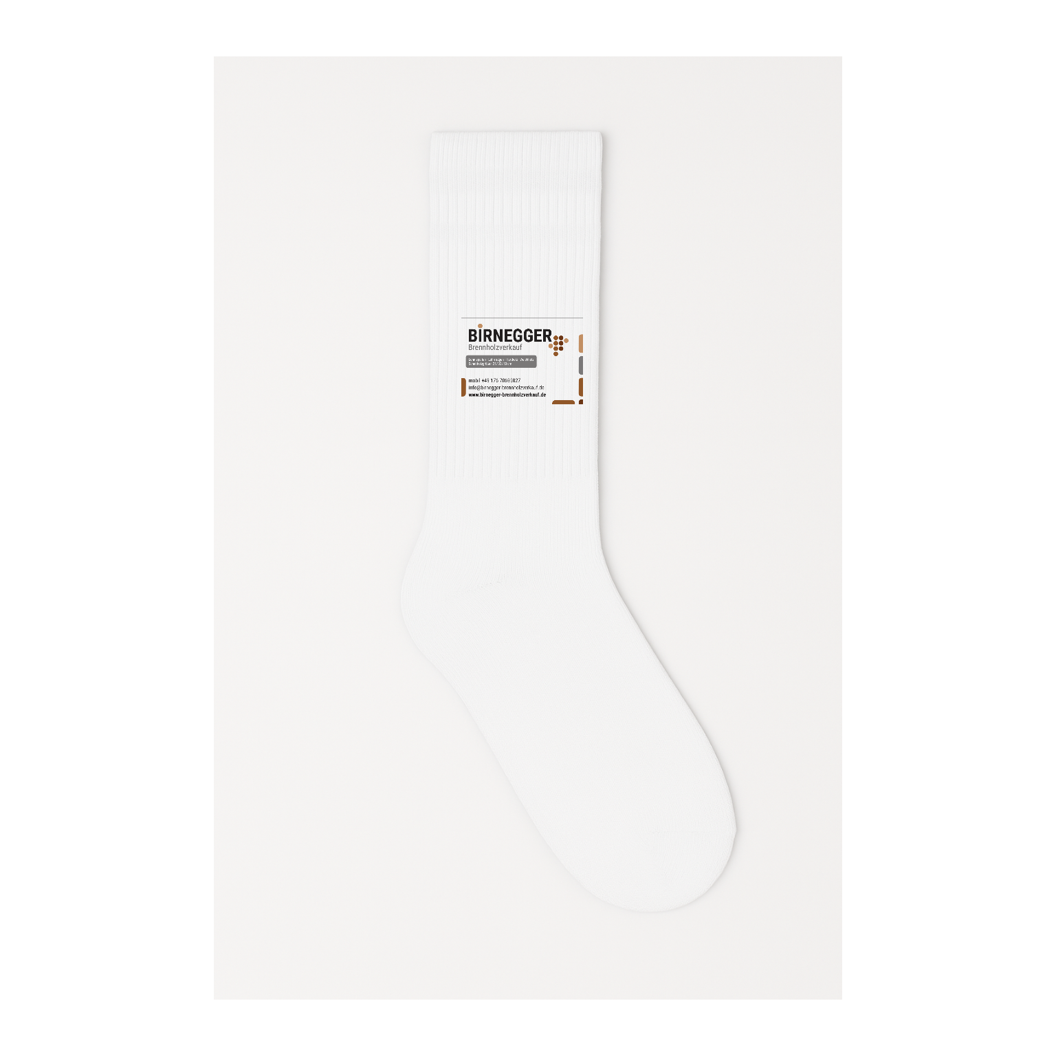 Socken mit Logo - Tennissocken Firmenlogo Nachhaltig