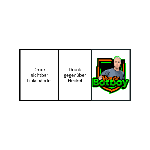 Chrom-Tasse Becher mit Logo Spiegel-Effekt Tasse mit Logo bedruckt 325ml Firmenlogo