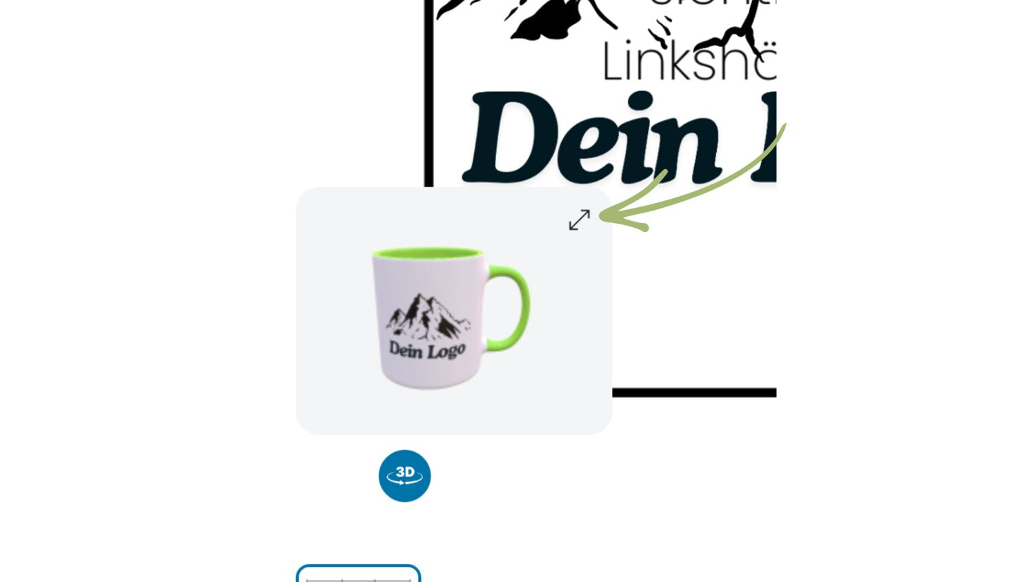 Schritt 7a: Logo verschieben, skalieren und drehen