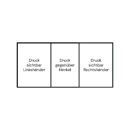 Glitzer-Tasse Becher Keramik Tasse mit Logo bedruckt 325ml Firmenlogo