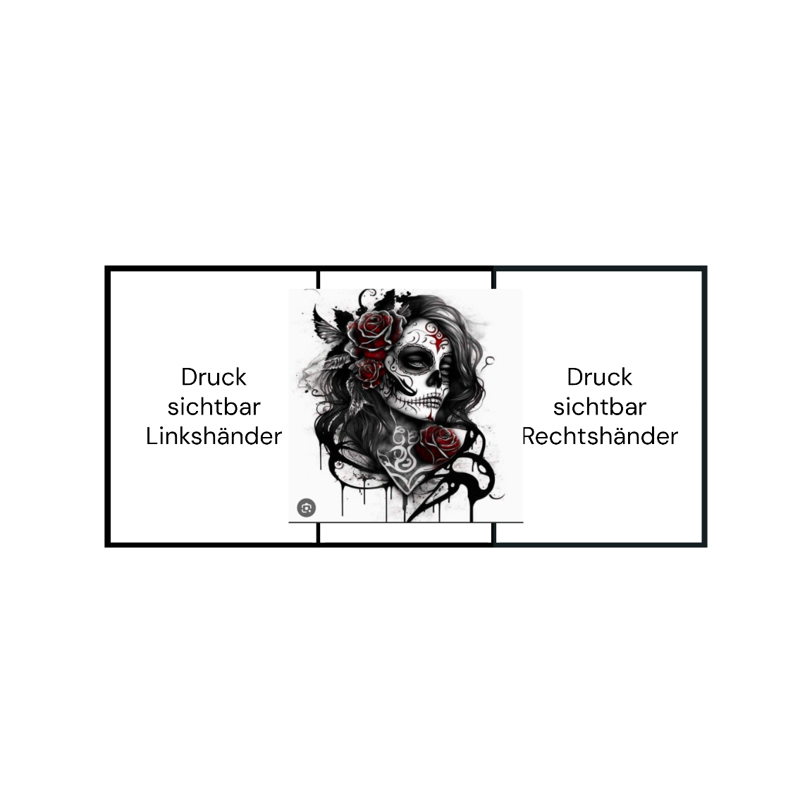 Chrom-Tasse Becher mit Logo Spiegel-Effekt Tasse mit Logo bedruckt 325ml Firmenlogo